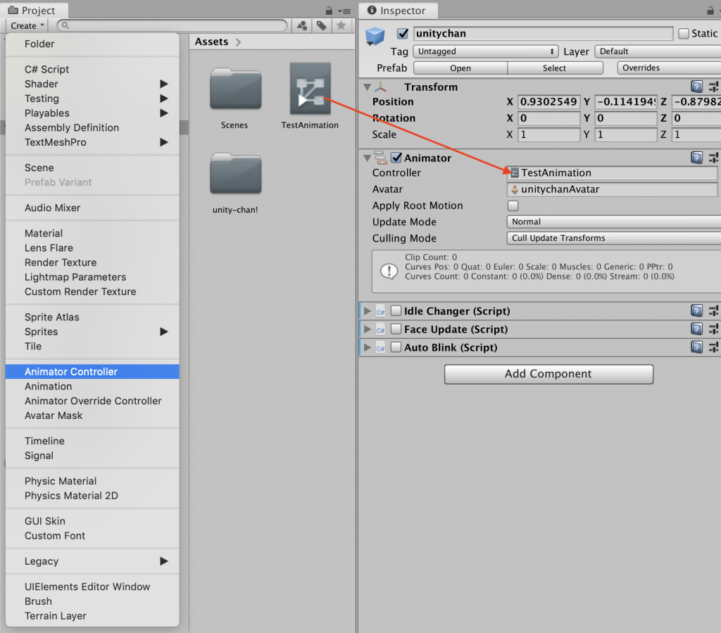 Unity Animationcontrollerの基本的な使い方 Re Engines